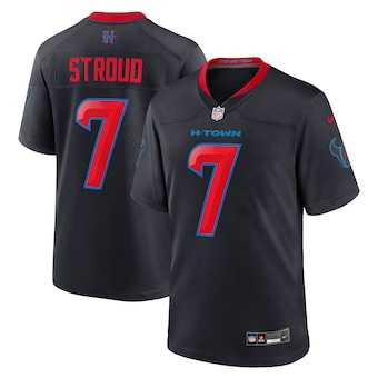 Men & Women & Youth Houston Texans #7 C.J. Stroud Navy 2024 2nd Alternate F.U.S.E Vapor Stitched Jersey